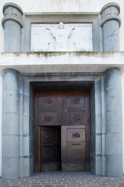 ingresso della chiesa